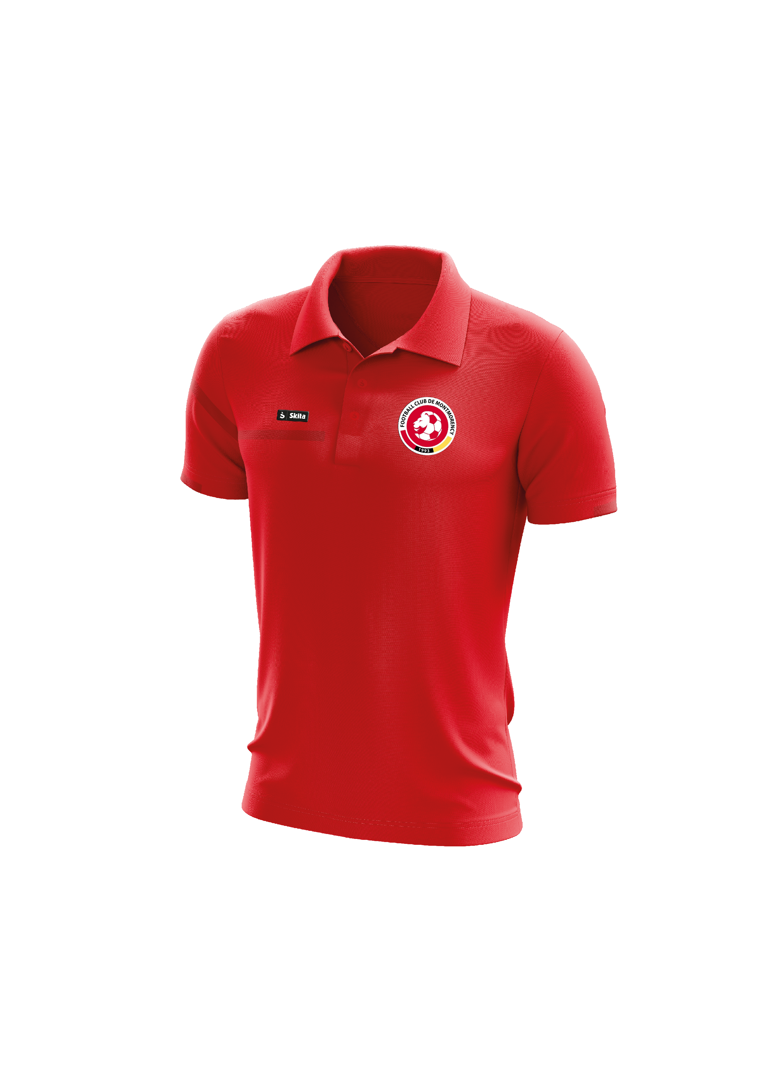 Polo SKITA'TECH rouge (FC MONTMORENCY)